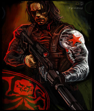 bucky barnes from the marvel lego game